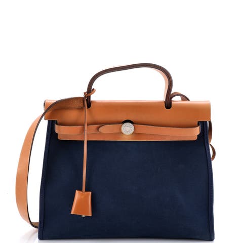 Herbag Zip Leather and Toile 31