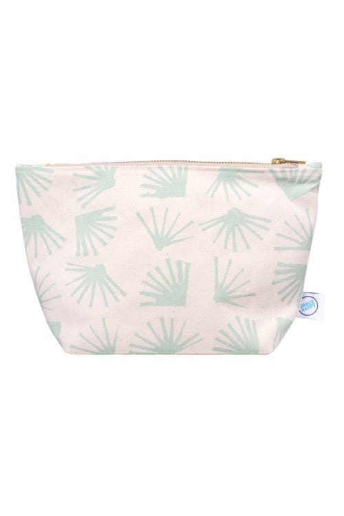 Dance Happy Ginkgo Cosmetic Bag In Sage