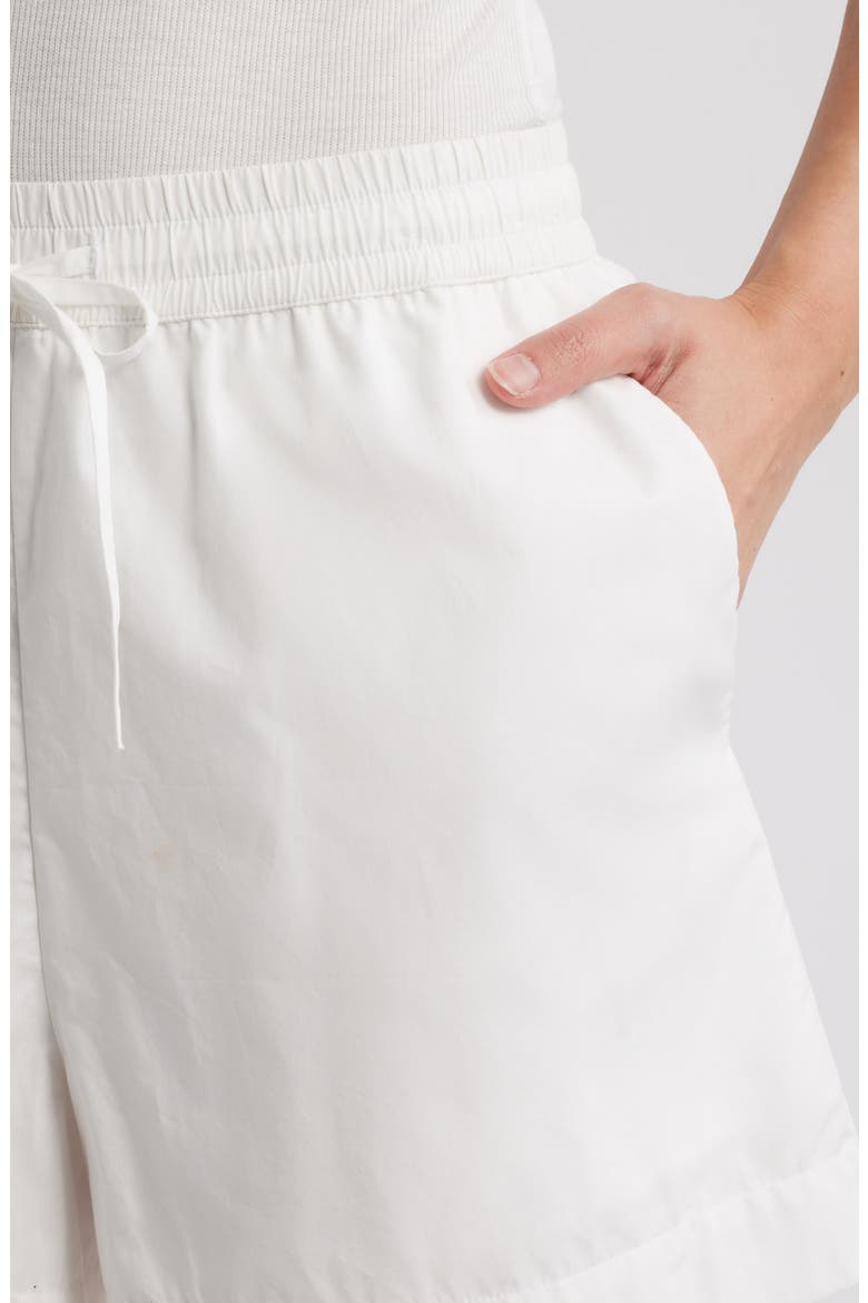 Rhodes Cotton Poplin Drawstring Shorts, Alternate, color, 10-SUMMER WHITE