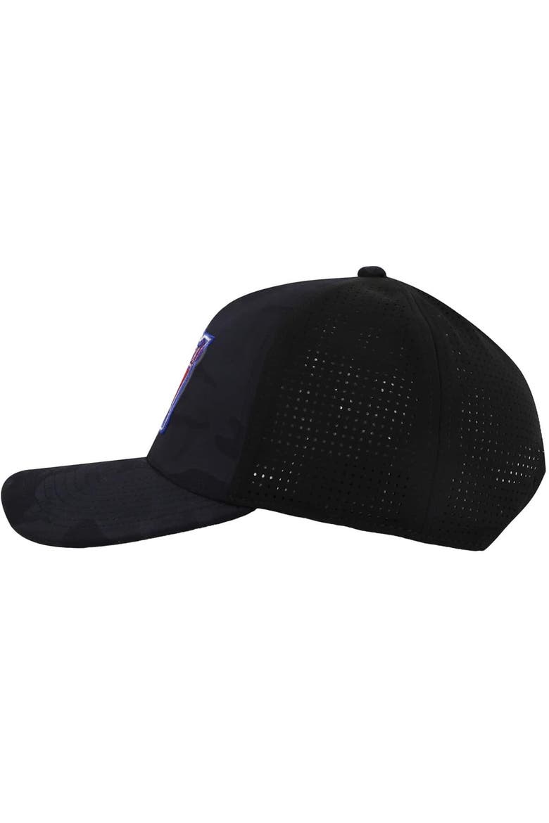 Men's American Needle  Black New York Rangers Valin Camo Super Tech Vented Adjustable Hat, Alternate, color, Black