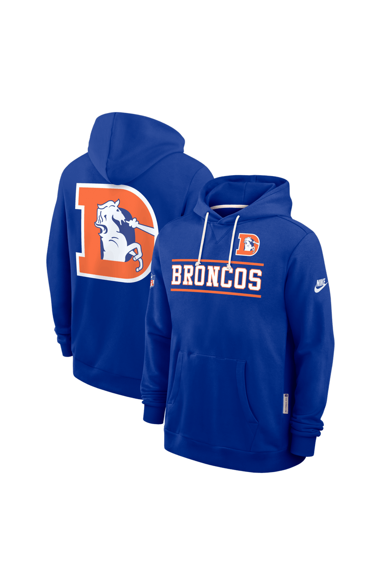 Nike Men's Nike Royal Denver Broncos Alt Sideline Standard Issue Dri-FIT Hoodie, Main, color, Royal