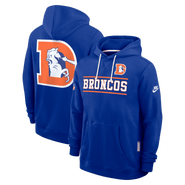 Nike Men's Nike Royal Denver Broncos Alt Sideline Standard Issue Dri-FIT Hoodie