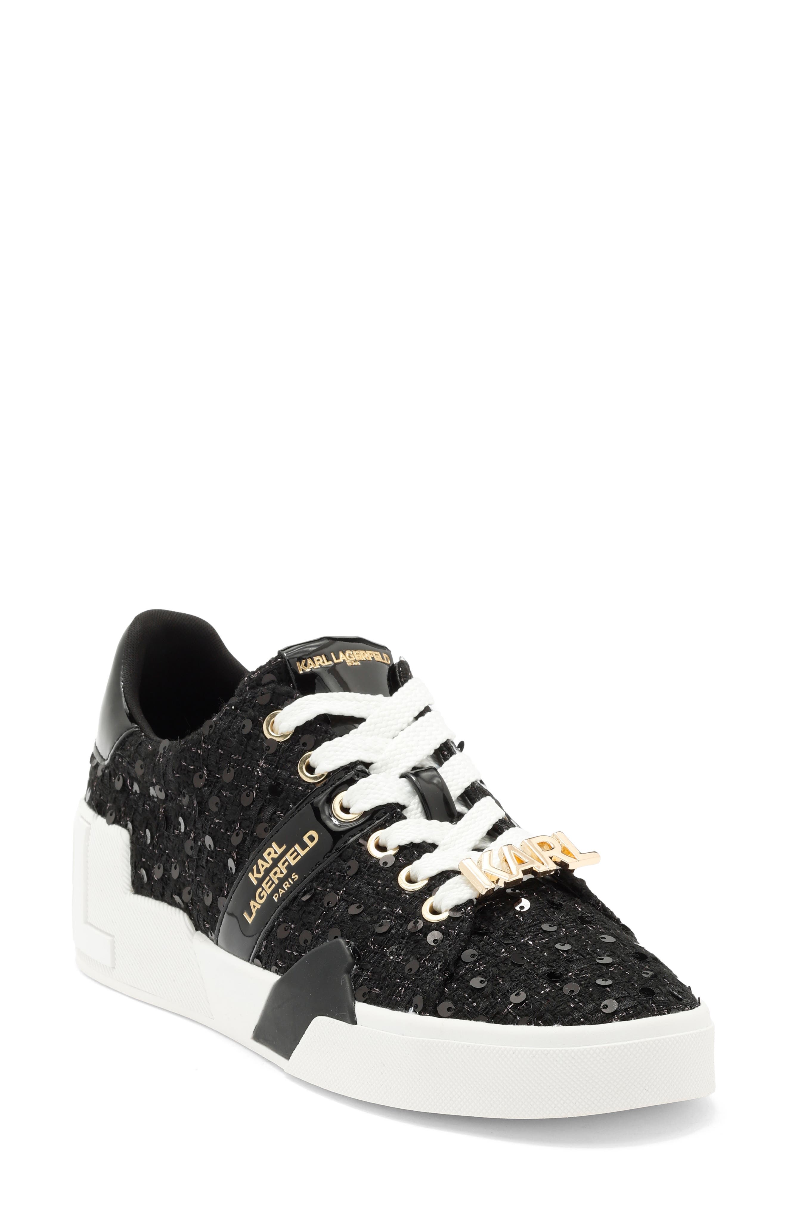 KARL LAGERFELD PARIS Mablyn Lace-Up Sneaker