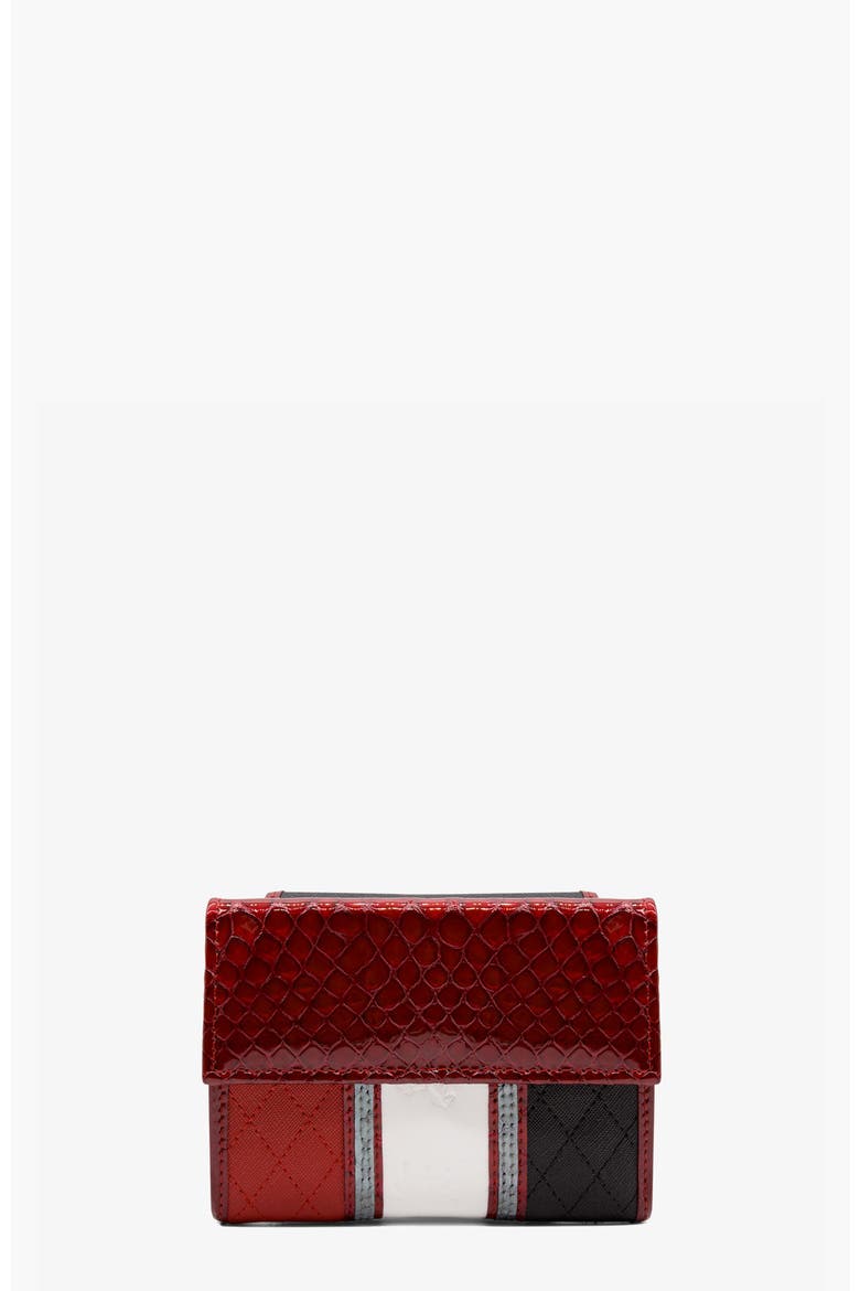 Royal Wallet 219, Alternate, color, Navy / Red / White / Silver