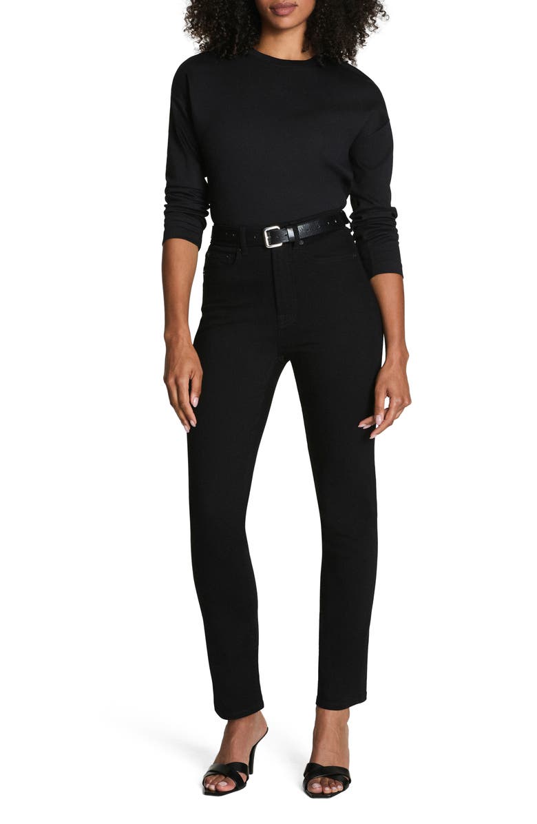 SPANX<sup>®</sup> Spanxsculpt<sup>™</sup> Redefine Slim Straight Jeans, Alternate, color, Eclipse