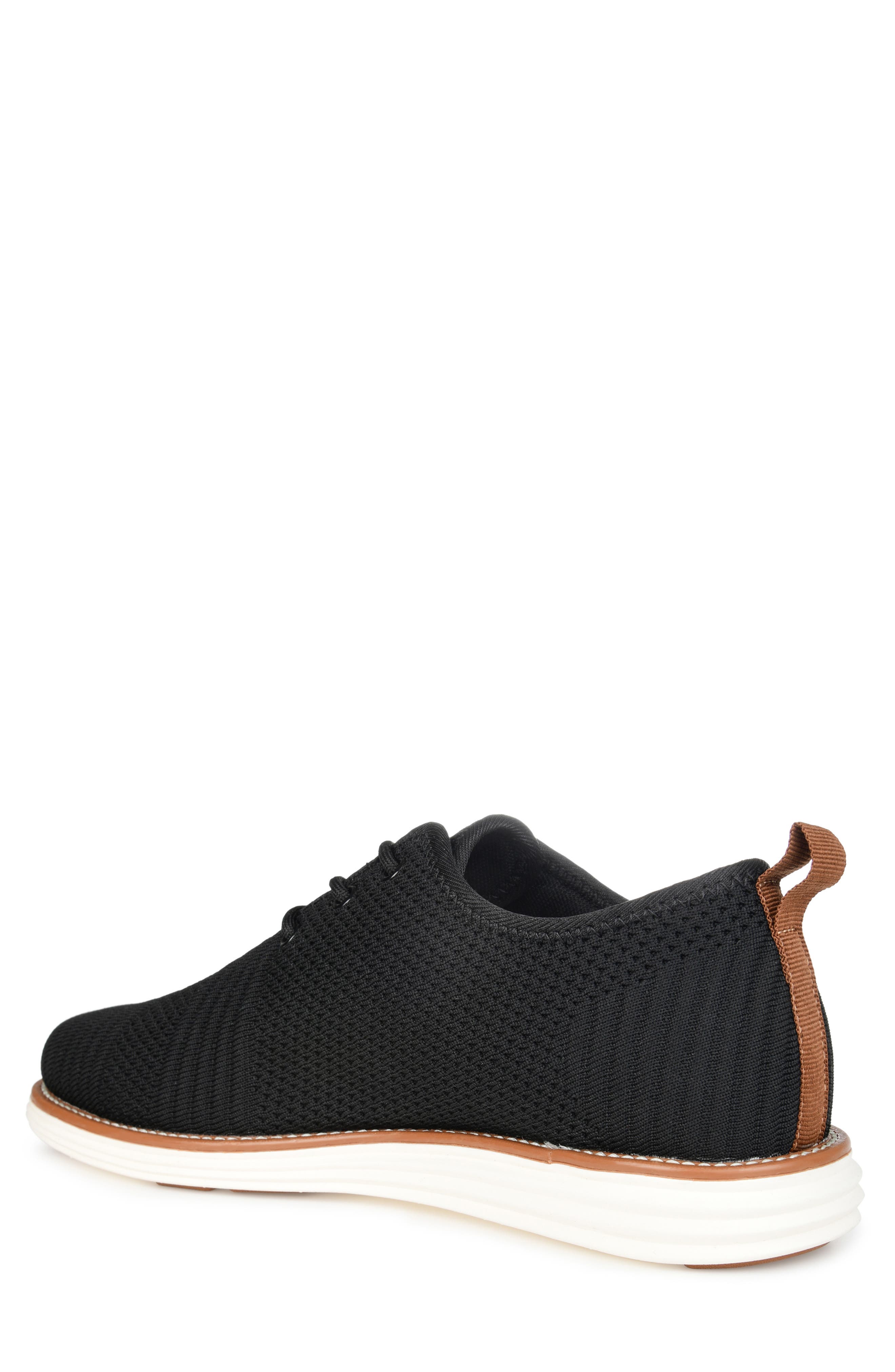 VANCE CO Novak Knit Derby Sneaker - Wide Width, Alternate, color, Black