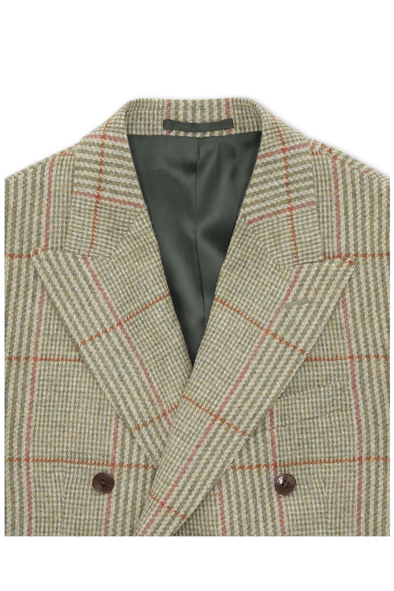 Shetland Double-Breasted Jacket, Alternate, color, Multicolor