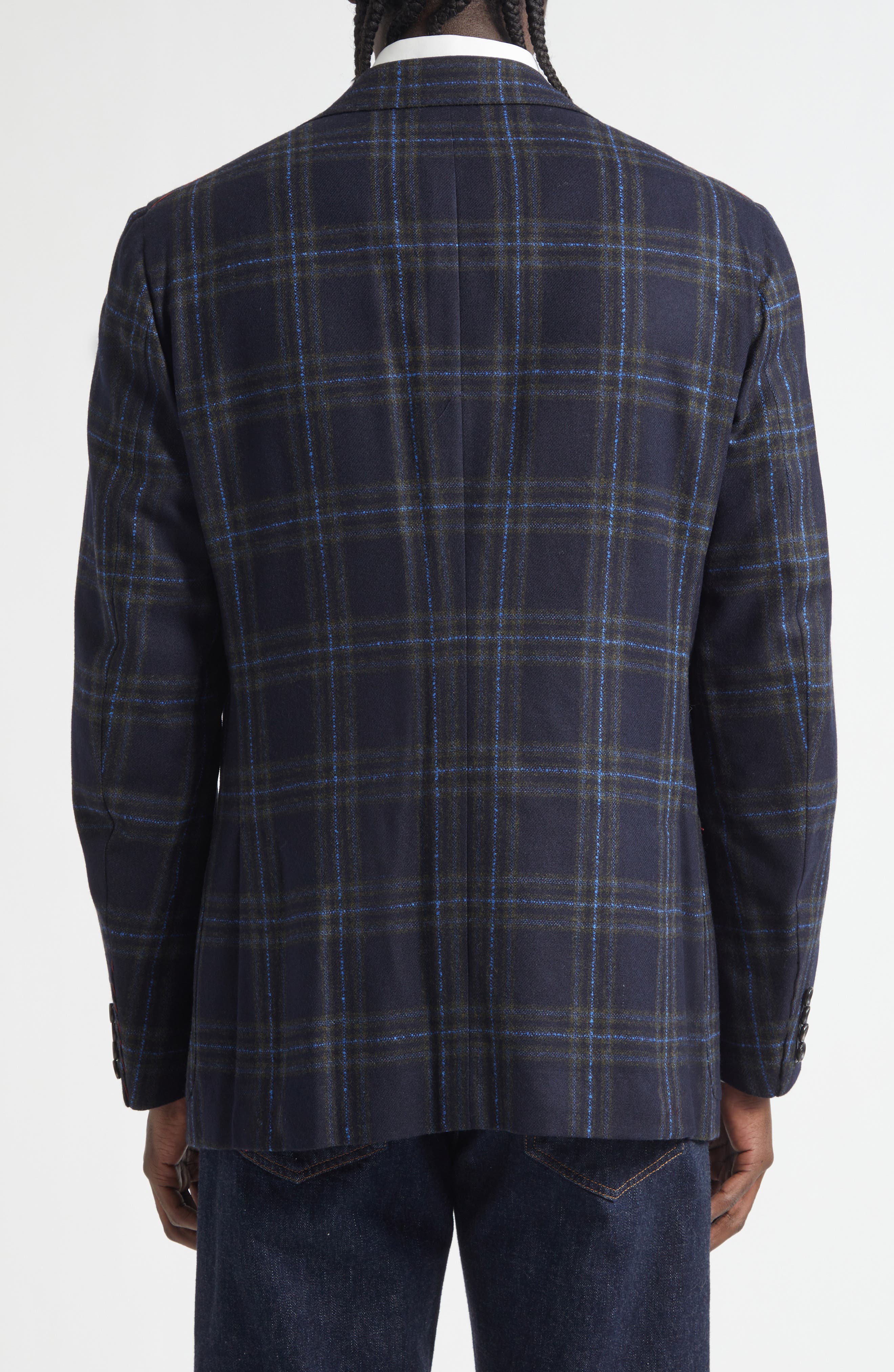 Marechiaro Plaid Wool & Cashmere Sport Coat - image 2