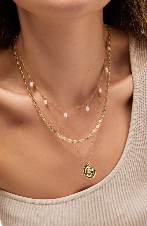 Ana Luisa Loki Charm Necklace In Gold
