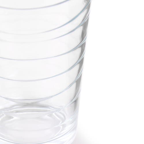 Gibson Home 4 Piece 16 Ounce Swirl Glass Tumbler Set In Transparent