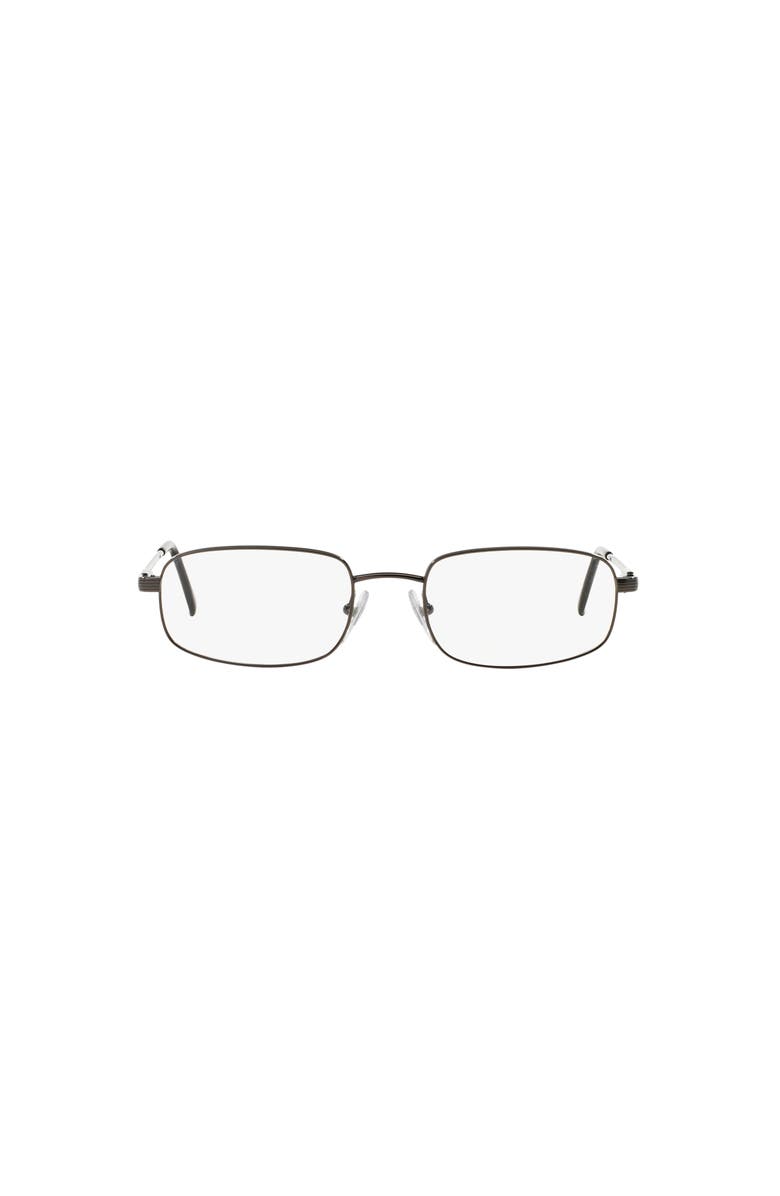 Sferoflex 53mm Rectangle optical glasses, Alternate, color, Silver