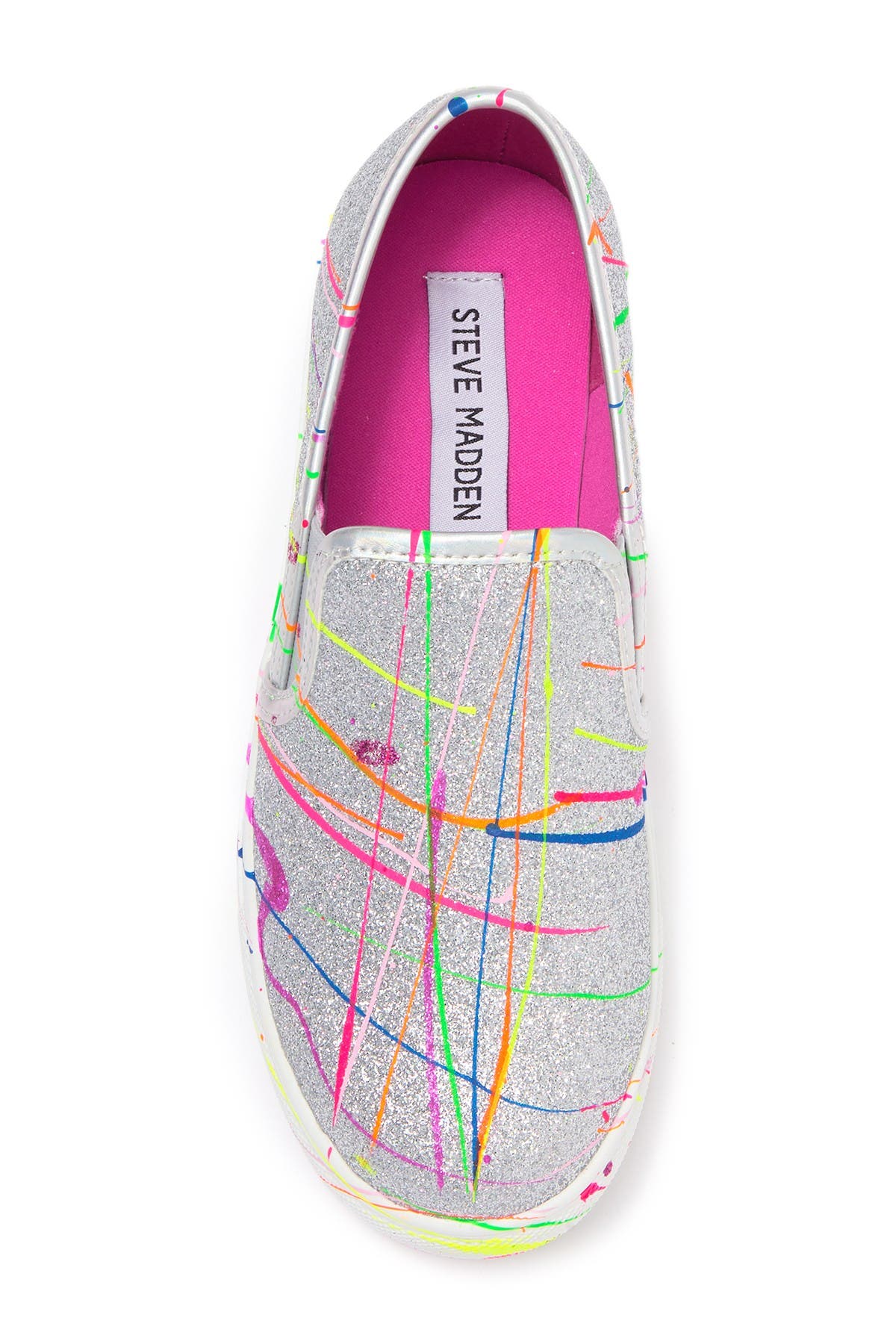 Steve Madden Exit Glitter Slip-On Sneaker, Alternate, color, 