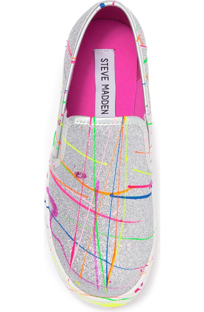 Steve Madden Exit Glitter Slip-On Sneaker, Alternate, color,