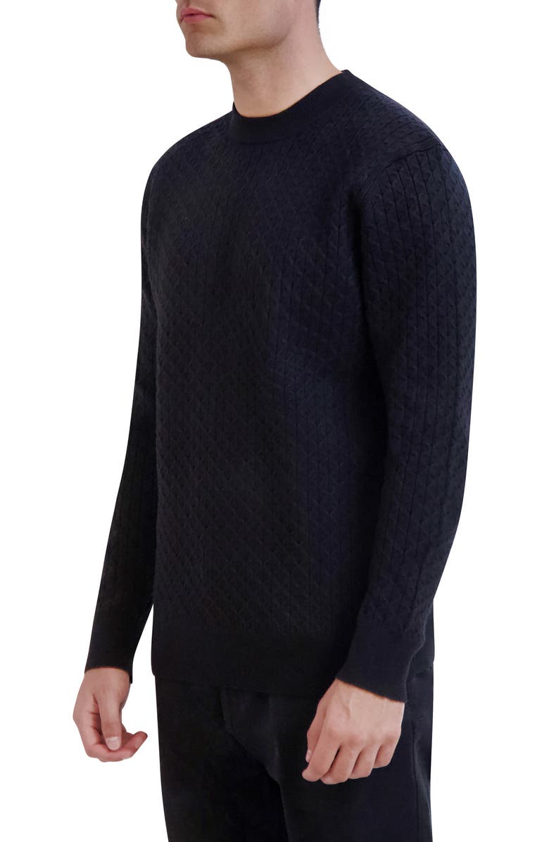 KARL LAGERFELD PARIS Texture Sweater, Alternate, color,