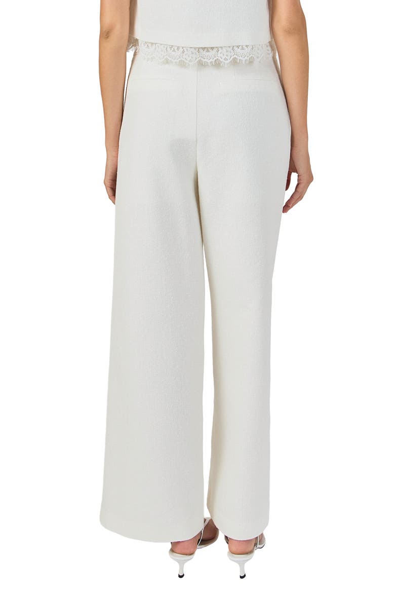 High Waist Wide Leg Pants, Alternate, color, WHITE