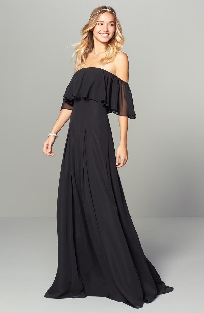 Nadri Crystal Scallop Bangle, Alternate, color, 