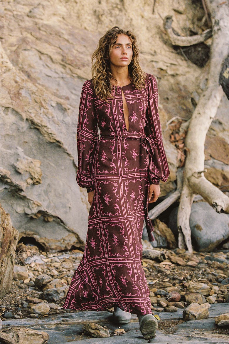 Hazel Dress, Alternate, color, Elizabeth Tile