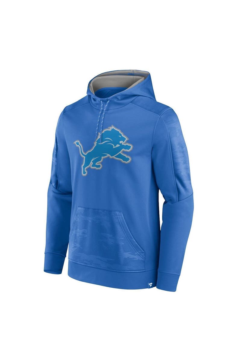 FANATICS Men's Fanatics Branded Blue Detroit Lions On The Ball Pullover Hoodie, Alternate, color, 