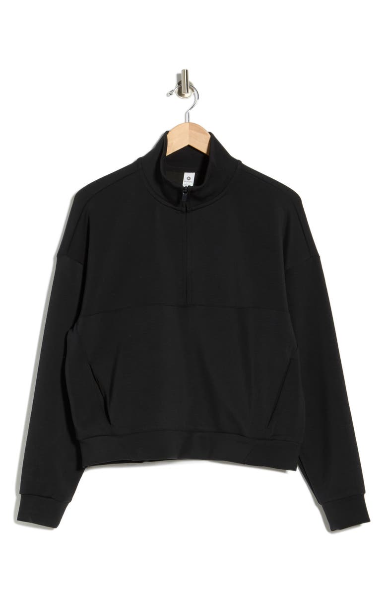 90 DEGREE BY REFLEX Highland Softlite Sweatshirt, Alternate, color, Black