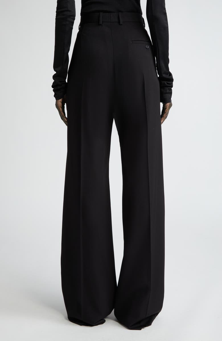 Balenciaga Regular Fit Wool Barathea Pants, Alternate, color,