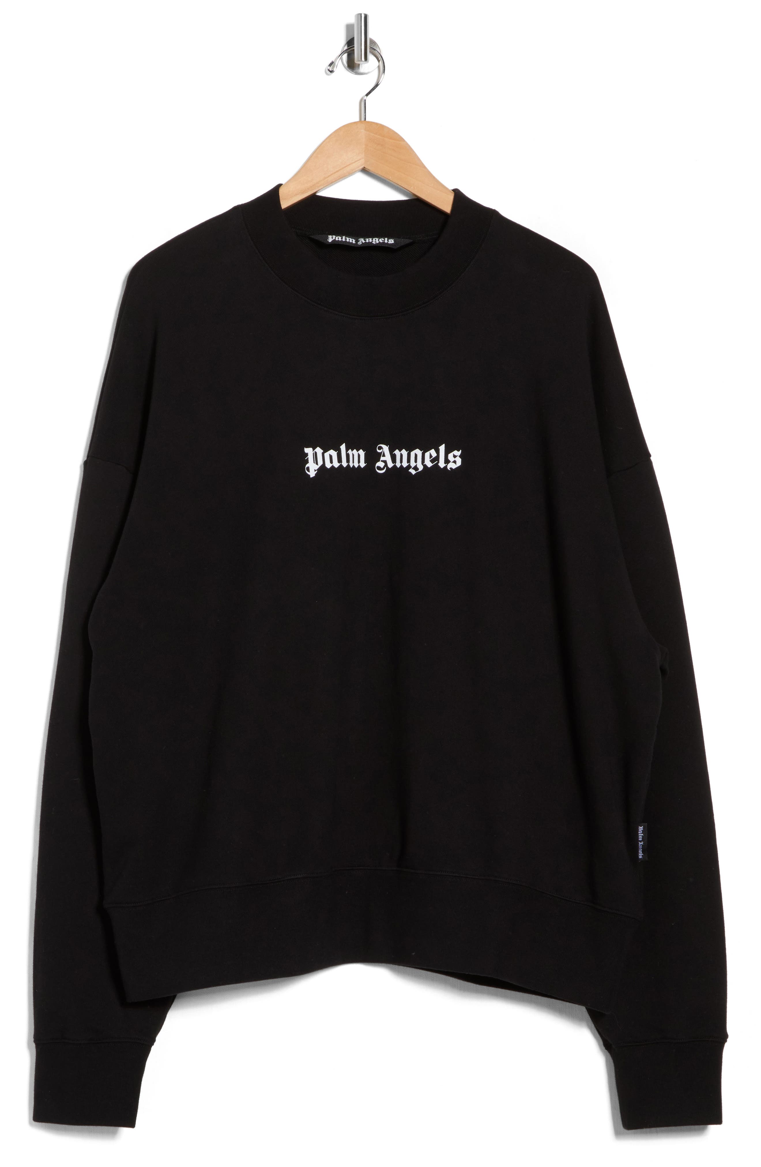 Palm Angels Logo Cotton Sweatshirt