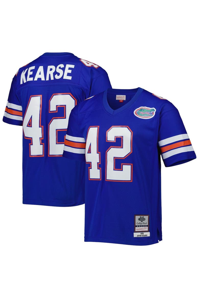 Men's Mitchell & Ness Jevon Kearse Royal Florida Gators 1996 Legacy Jersey, Main, color, Royal