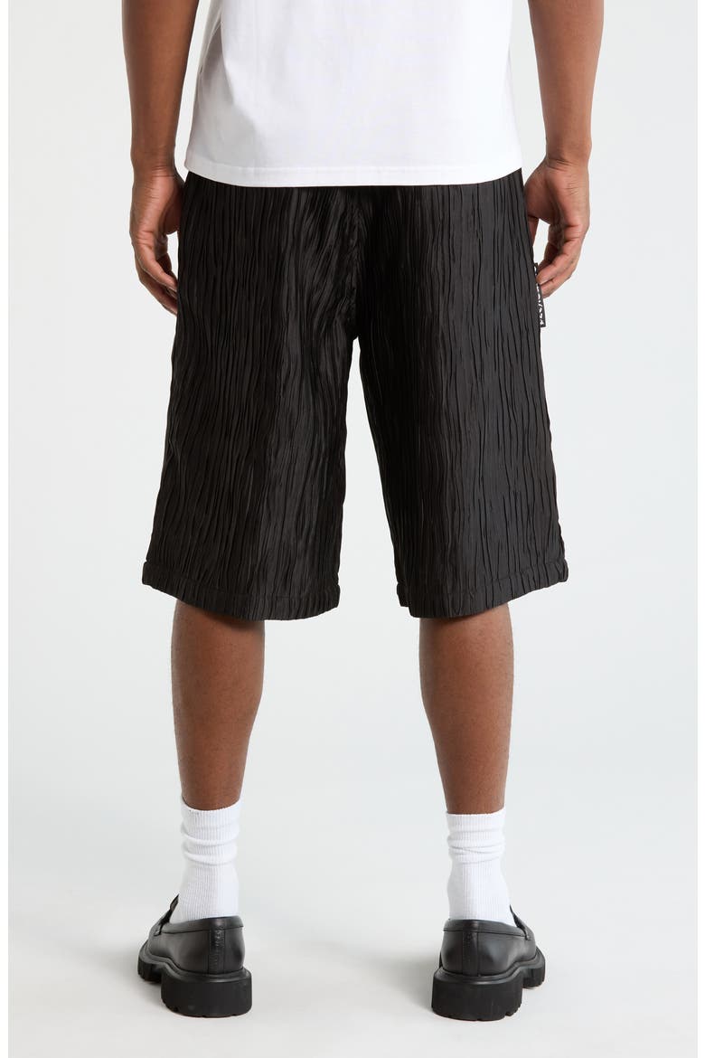 Disguise Pleated Shorts, Alternate, color, BLACK
