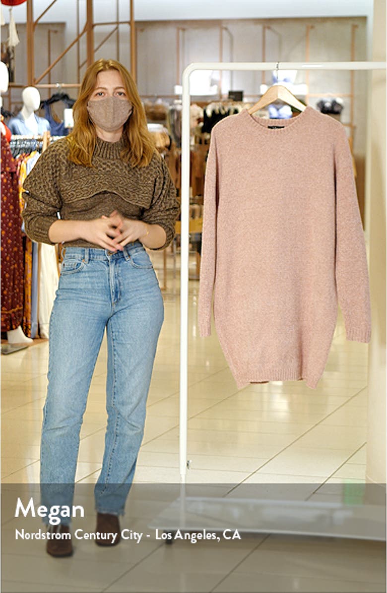 Sunday Afternoon Long Sleeve Chenille Sweater Dress, sales video thumbnail