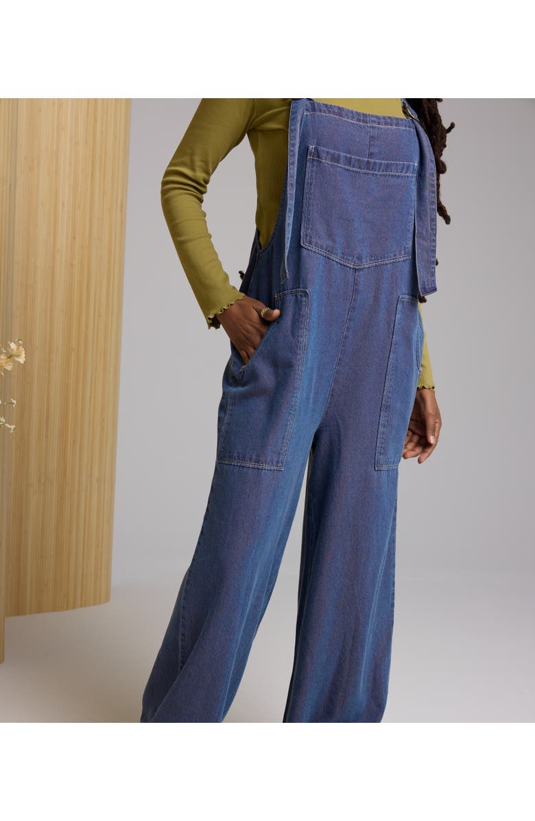 Known Supply Georgia Overall, Alternate, color, Dark Wash