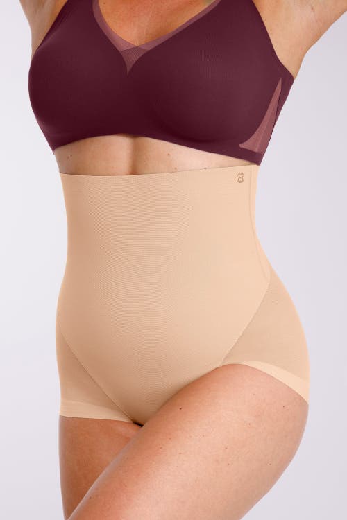 Shapellx Mesh Smooth Butt-lifting Brief In Neutral