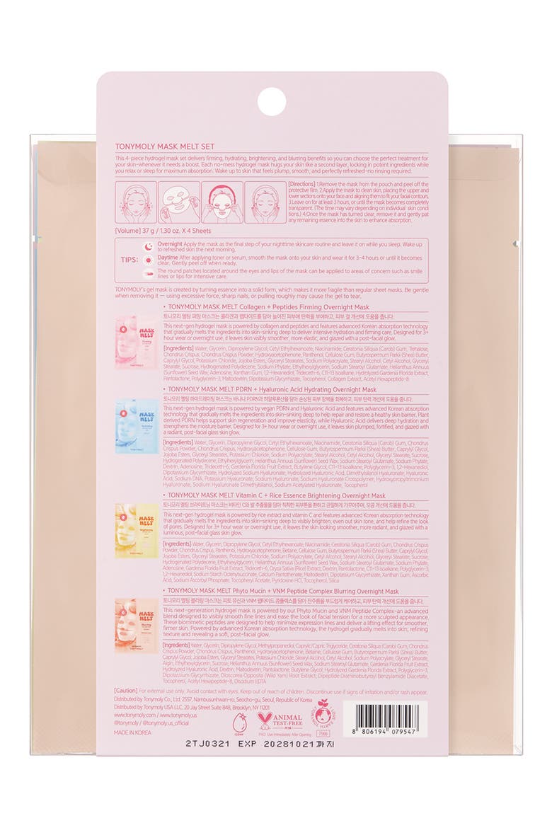 Mask Melt 4-Piece Set, Alternate, color, PINK
