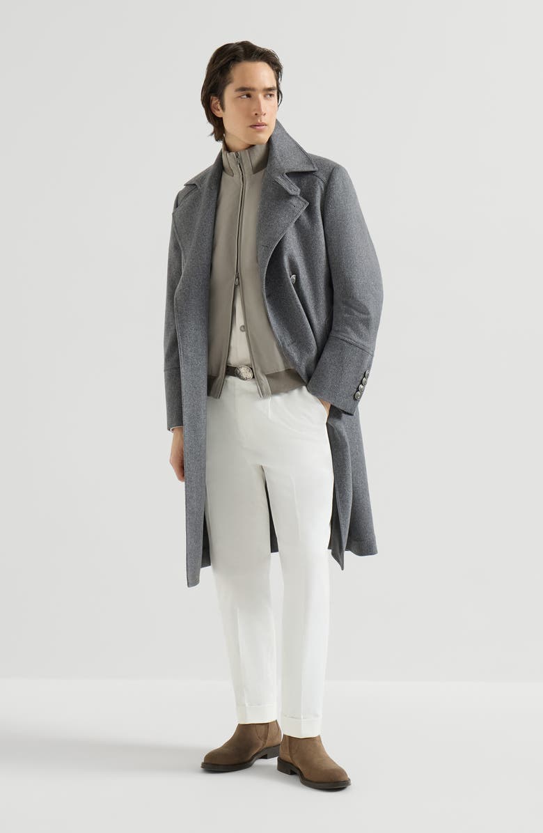 Brunello Cucinelli Bonded nylon vest with Thermore<sup>®</sup> padding, Alternate, color, Military