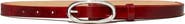 Tory Burch Large Pierced Leather Buckle Belt