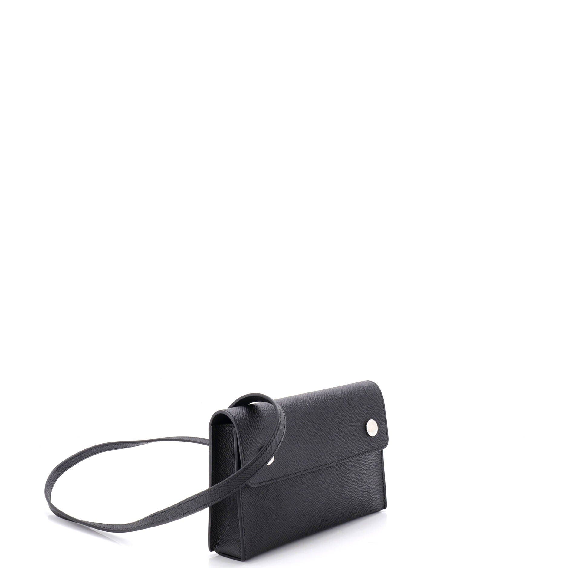 Hermesnap Wallet Bag Epsom, Alternate, color, Noir