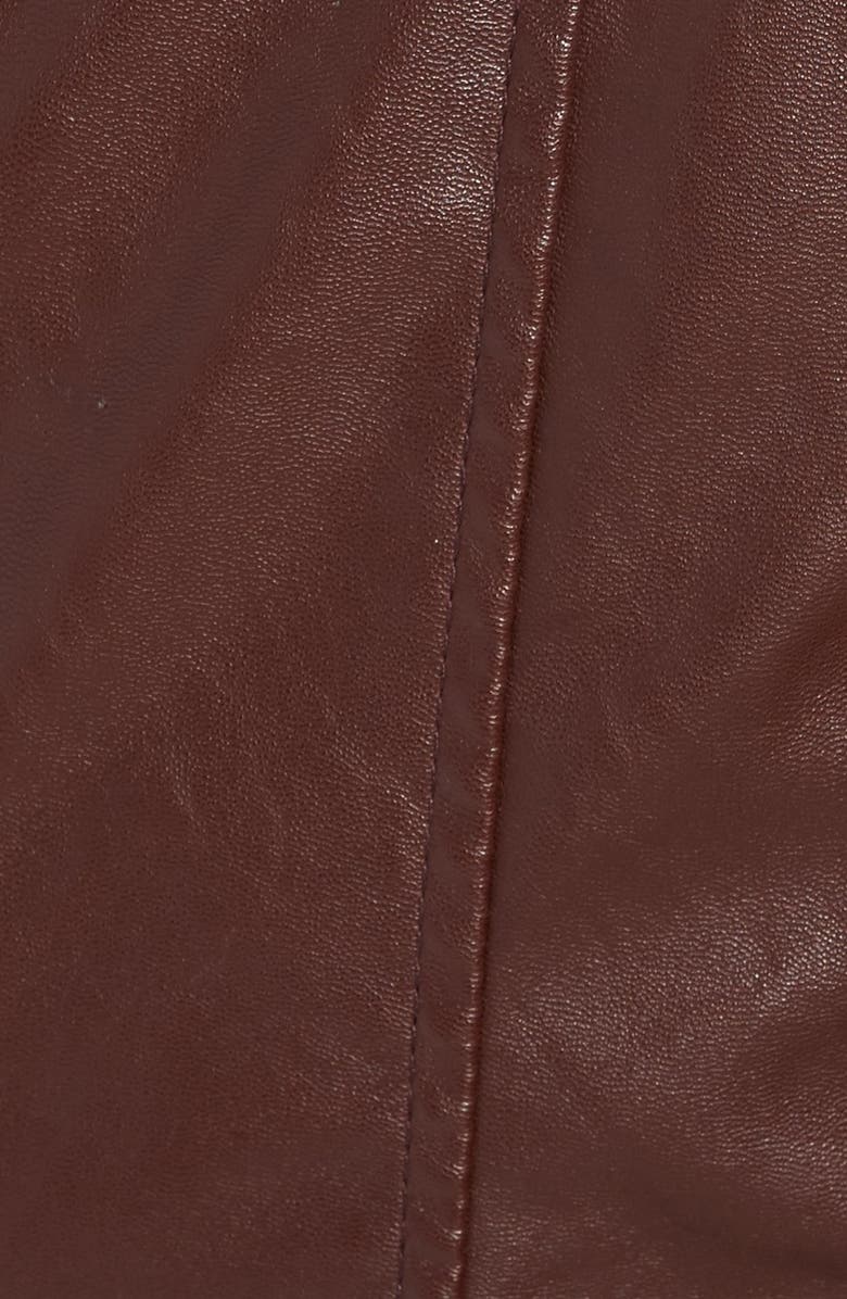 BLANKNYC Quilted Faux Leather Moto Jacket, Alternate, color, 