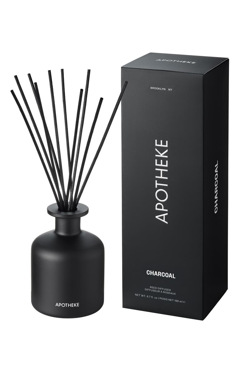 APOTHEKE Charcoal Reed Diffuser, Main, color, Charcoal