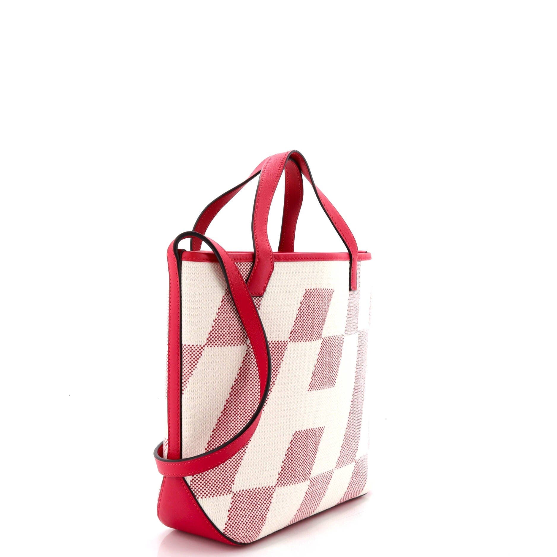 Pre-Owned Hermes Cabas H en Biais Tote Canvas with Leather 27, Alternate, color, 