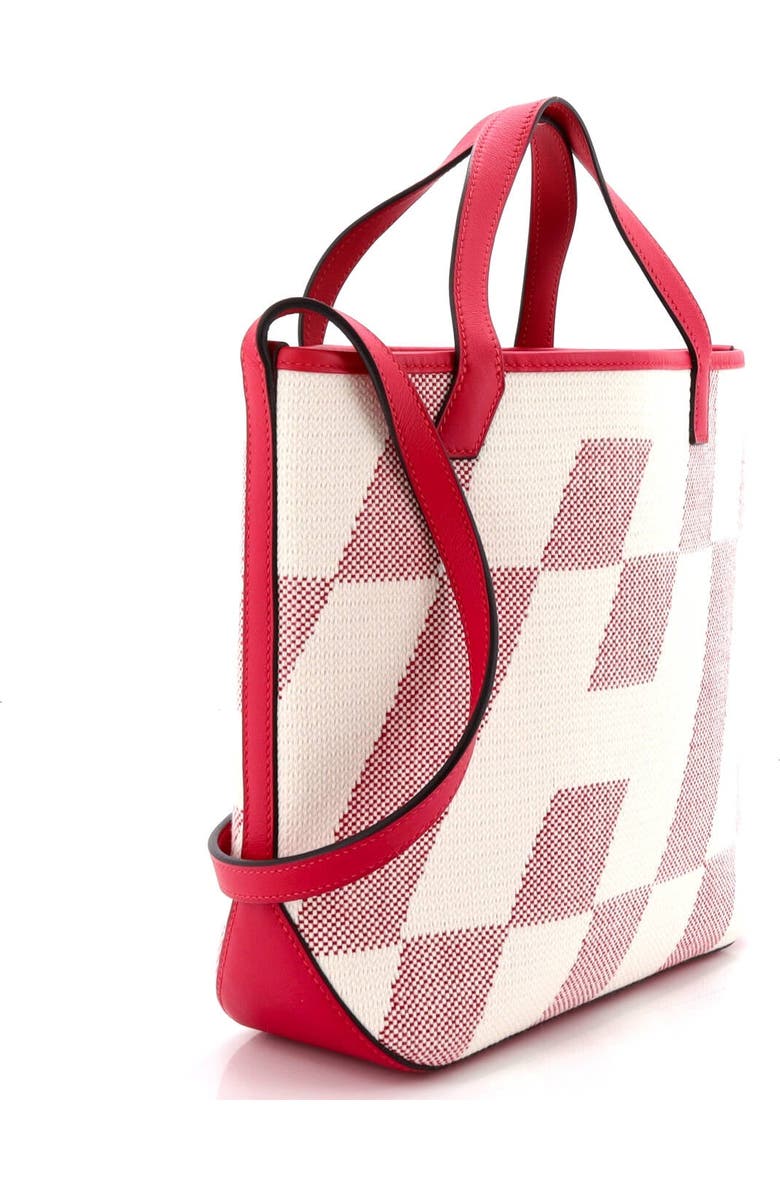 Pre-Owned Hermes Cabas H en Biais Tote Canvas with Leather 27, Alternate, color,