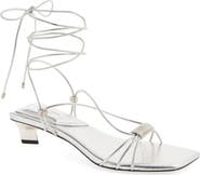 rag & bone Liv Ankle Wrap Kitten Heel Sandal