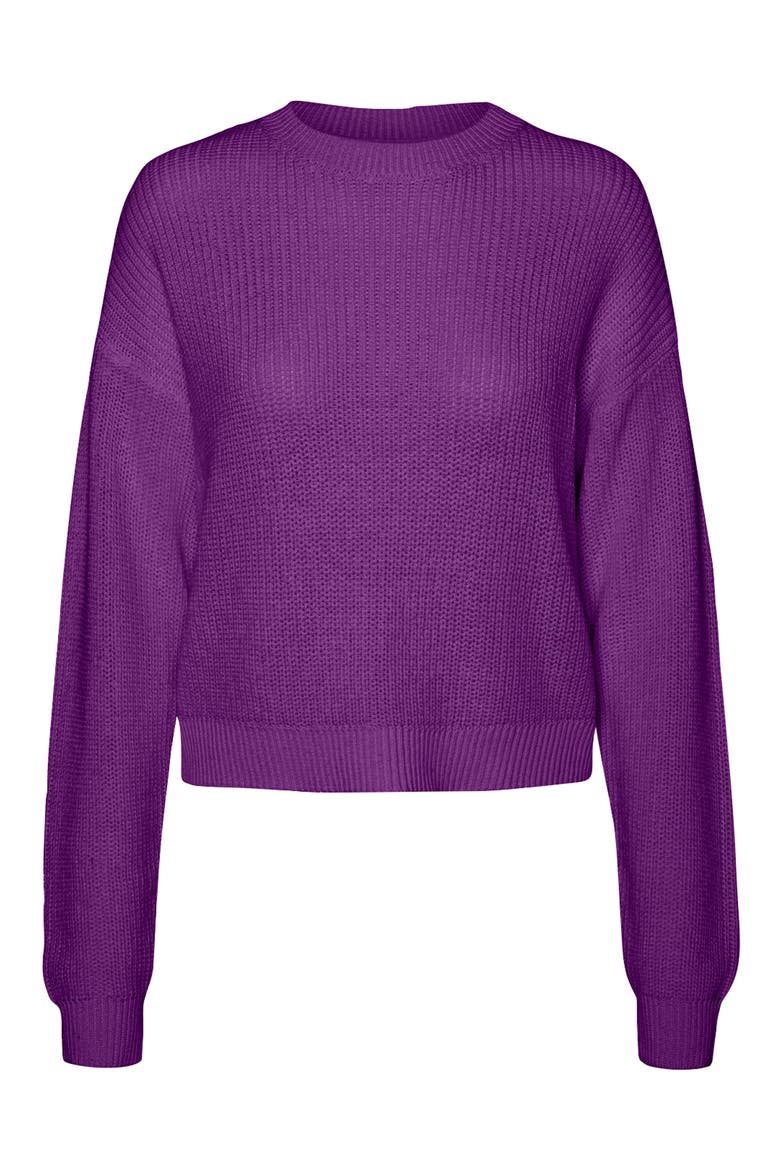 Maysa Crewneck Sweater, Alternate, color, AMARANTH PURPLE