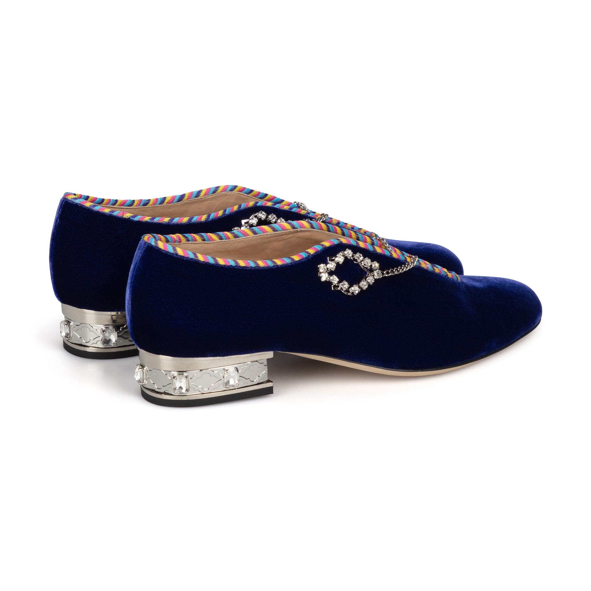 AIMEE ANN LOU Iris Slip-on Oxford in Velvet, Alternate, color, 