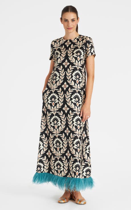 Swing Dress (With Feathers)