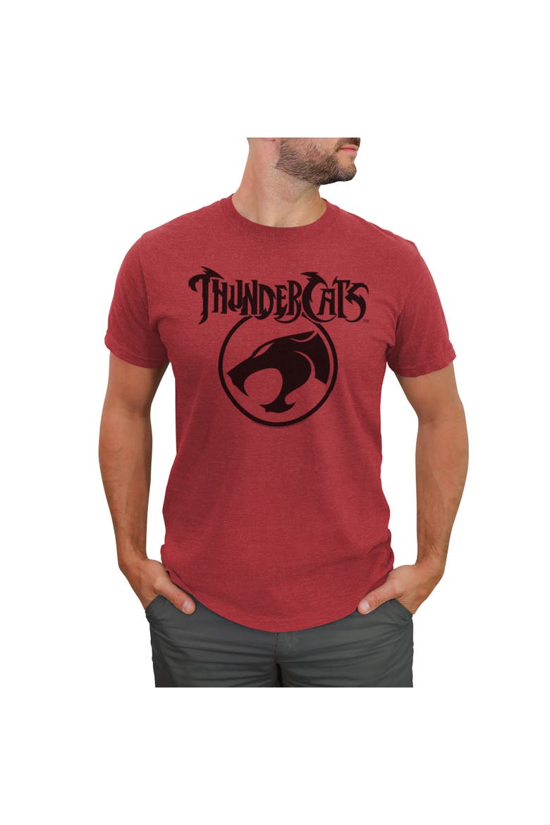 Men's ThunderCats Circle Logo  Graphic T-Shirt, Main, color, Red Heather