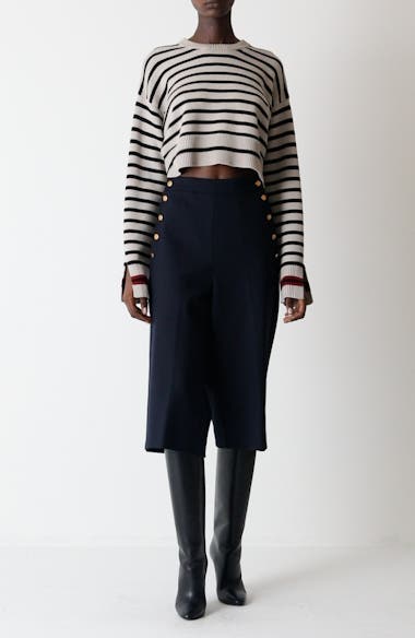 ☆MaxMara☆直営店買付☆お洒落Bermuda Pants/VALDEZ Max Mara Valdez Stretch Wool Blend Bermuda Shorts | Nordstrom