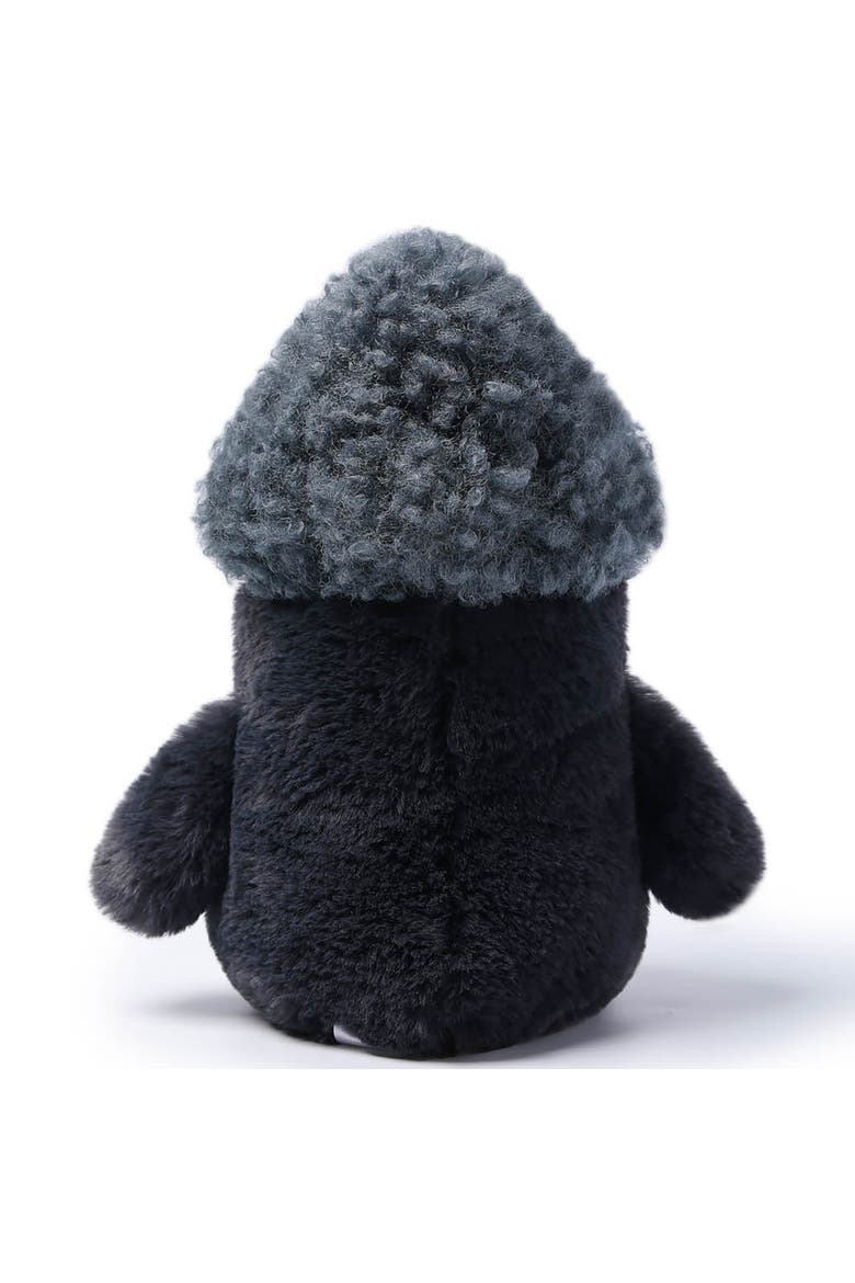 7 Inch Afro Hair Penguin Weighted Stuffed Animal, Alternate, color, Multicolored