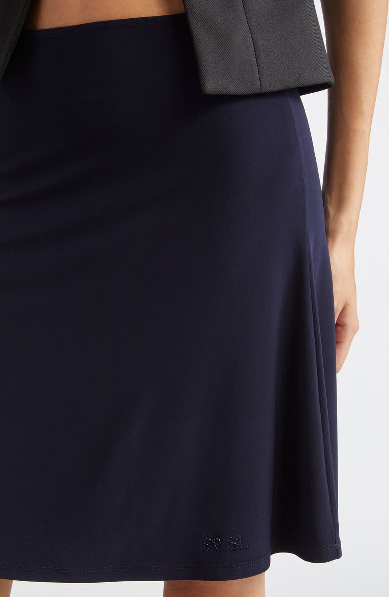 Sandy Liang Lyon Skirt, Alternate, color, Navy