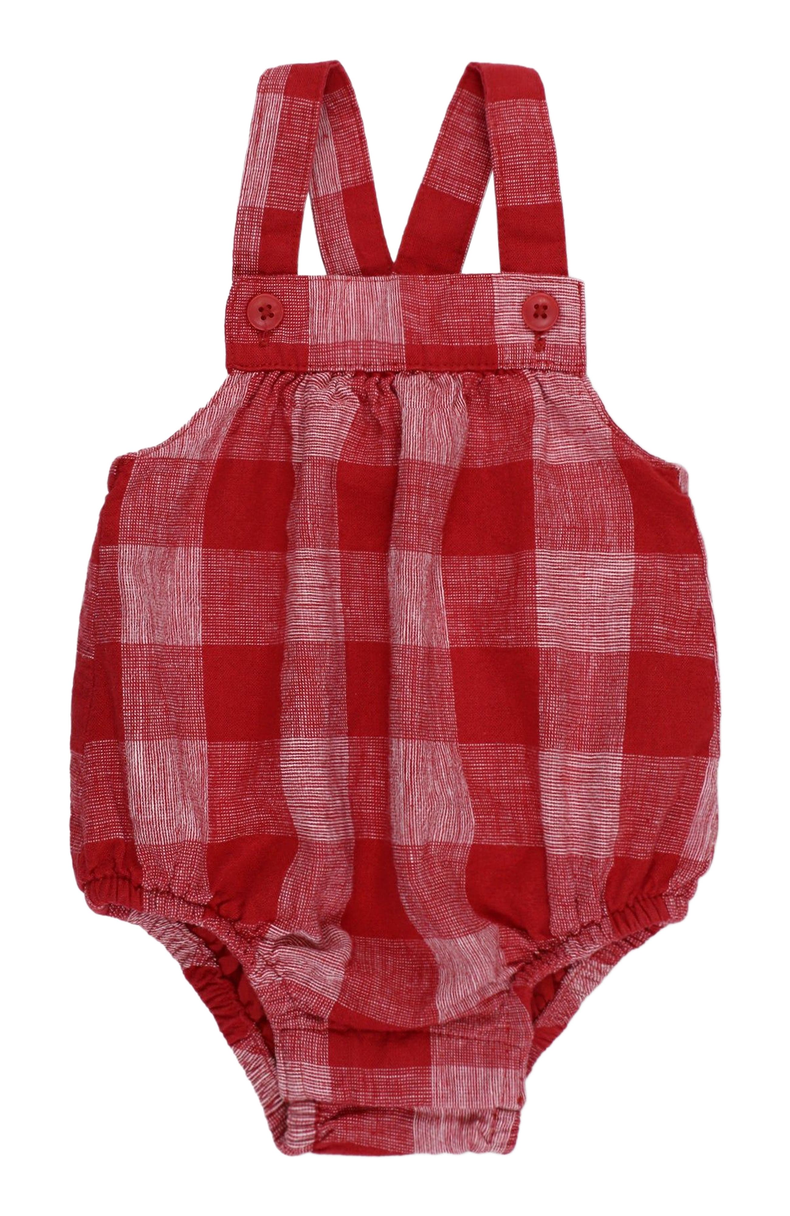 selected Red Pencil Check Linen