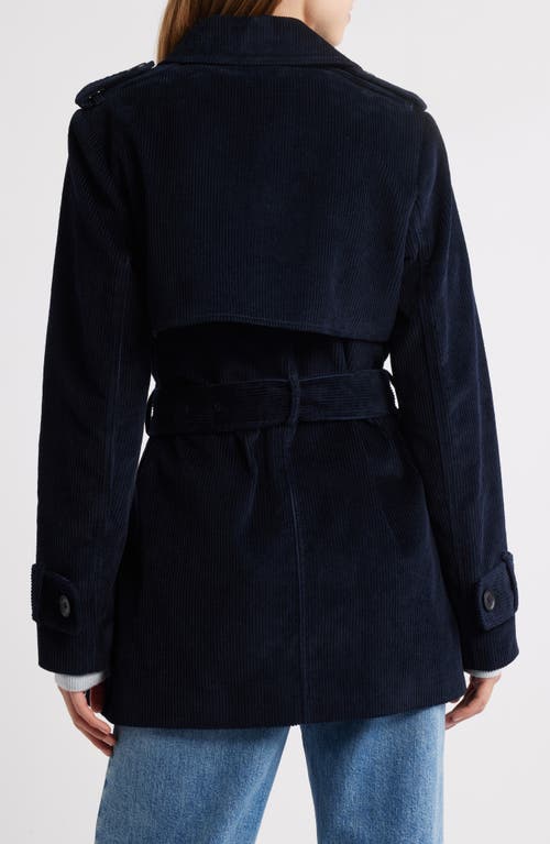 Bcbg Belted Corduroy Trench Coat