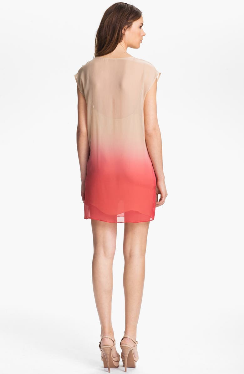 Haute Hippie Ombré Silk Chiffon Dress, Alternate, color, 