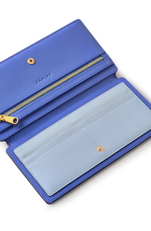 Radley Koi Coin Street Large Bifold Wallet In Blue
